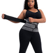 Load image into Gallery viewer, Gray Waist Trainer Sauna Sweat Slimming double belt