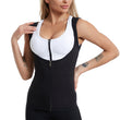 Load image into Gallery viewer, Women Zip Vest Silver Coating Thermo Slimming Shirt