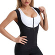 Load image into Gallery viewer, Women Zip Vest Silver Coating Thermo Slimming Shirt