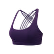 Carregar imagem no visualizador da galeria, Fitness Sports Bra for Women Push Up Cross Back Shockproof
