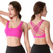 Carregar imagem no visualizador da galeria, Fitness Sports Bra for Women Push Up Cross Back Shockproof