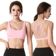 Carregar imagem no visualizador da galeria, Fitness Sports Bra for Women Push Up Cross Back Shockproof