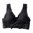 Load image into Gallery viewer, Lace bra solid color cross side buckle bra women underwear