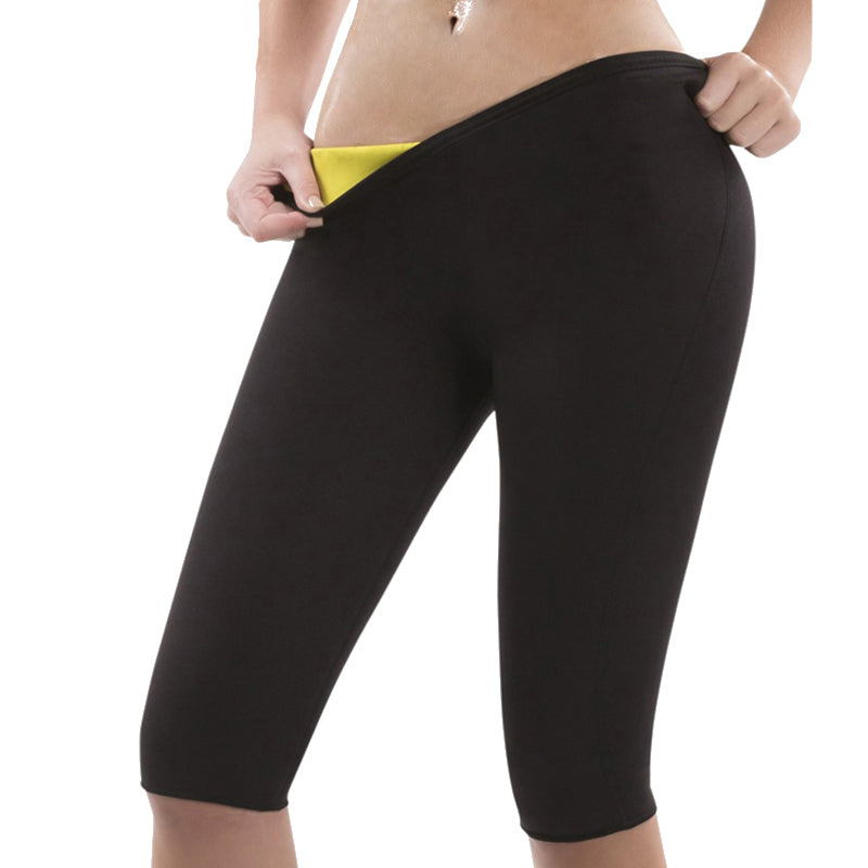 Women Neoprene Sweat Sauna Slimming Cropped pants