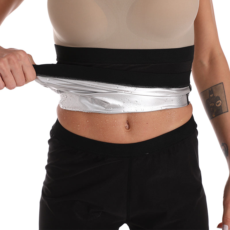 Cheap Women Silver Coating Thermo Shirt Sweat Sauna Tank Tops Body