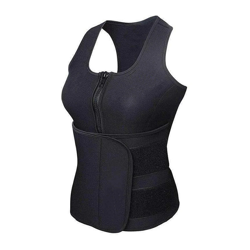 Womens Slimming Training Belt Waist Trainer Corset Sweat Vest