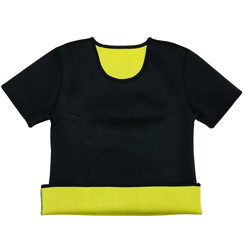 Women Sweat Shaper T-Shirts Neoprene Tummy Corset