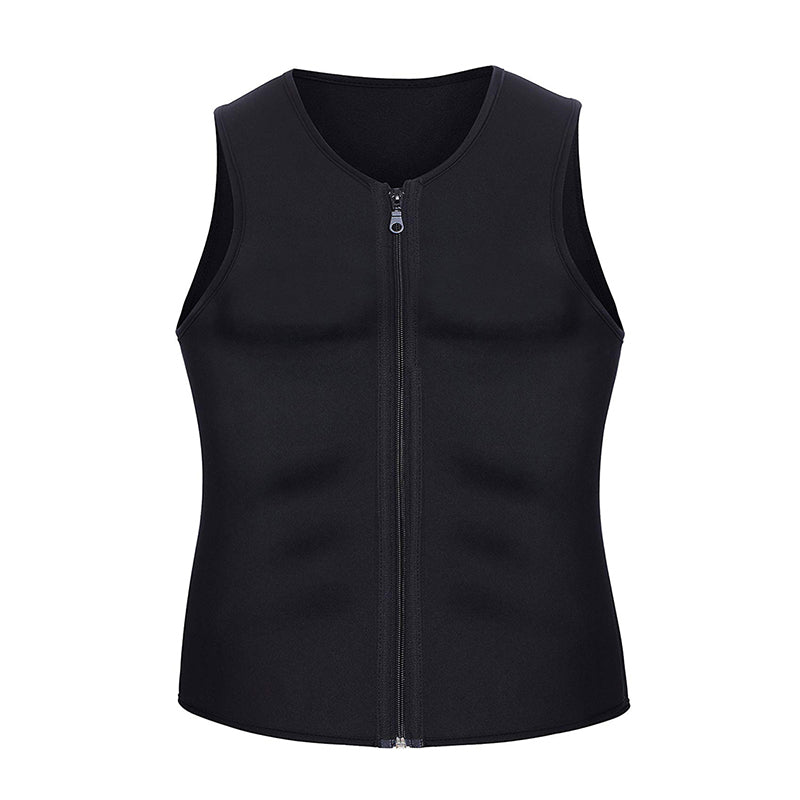 Men Shapewear Slimming Waist Trainer Zipper Vest