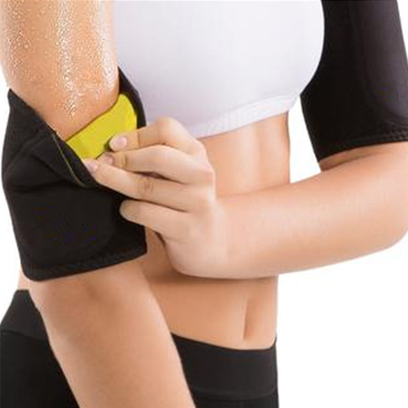 Neoprene Sauna Slimming Sweat Shaper Arm Sleeves with pocket